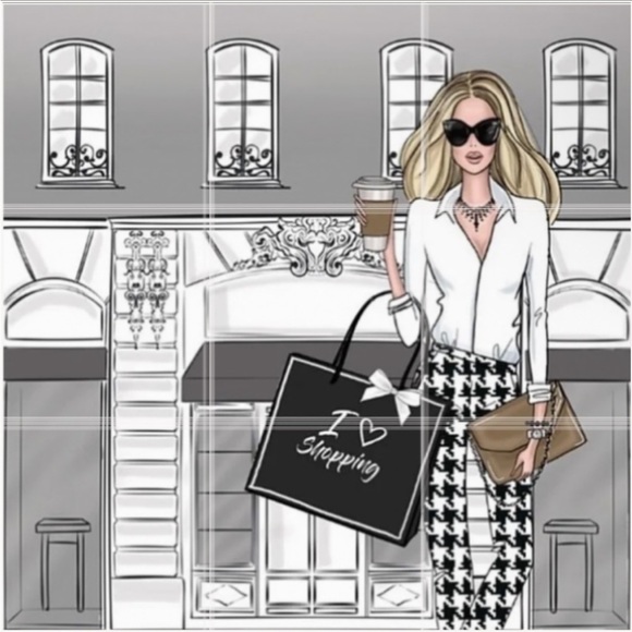 $118 Eileen Fisher VINTAGE Scarf Shimmer SOFT Wool Bl Gray White Stripes PomPom - Picture 10 of 11